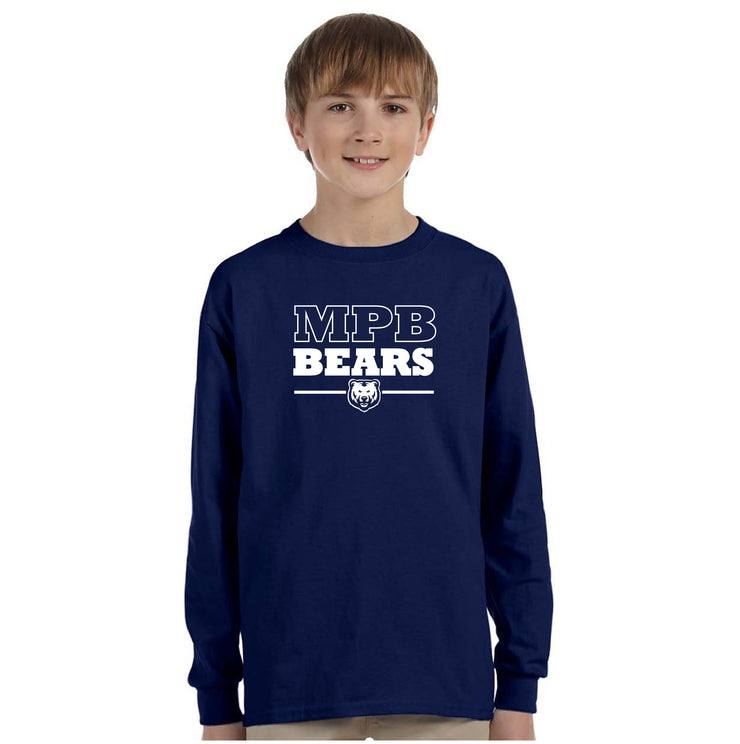 MPB SPIRITWEAR - GILDAN COTTON LONGSLEEVE - YOUTH