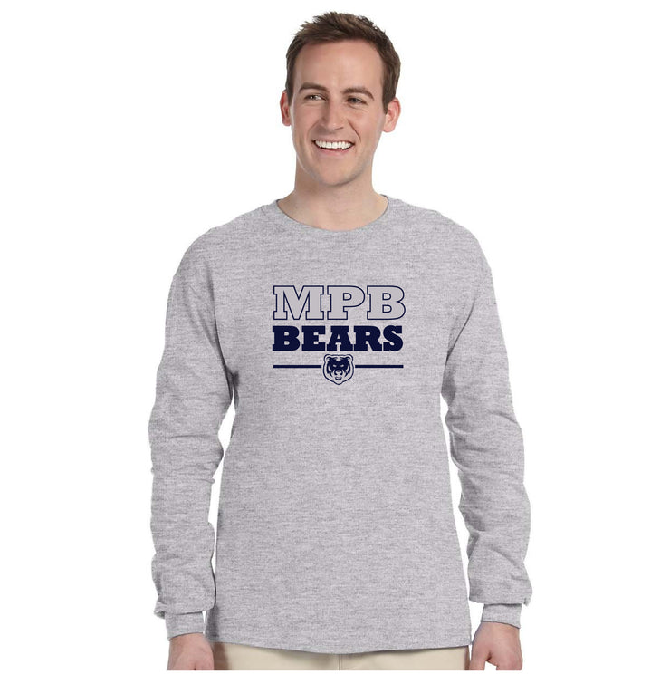 MPB SPIRITWEAR - GILDAN COTTON LONGSLEEVE - ADULT