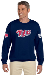 MICKSBURG TWINS - M SLEEVE - GILDAN COTTON FLEECE CREWNECK