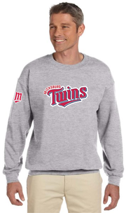 MICKSBURG TWINS - M SLEEVE - GILDAN COTTON FLEECE CREWNECK