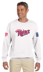 MICKSBURG TWINS - M SLEEVE - GILDAN COTTON FLEECE CREWNECK