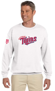 MICKSBURG TWINS - M SLEEVE - GILDAN COTTON FLEECE CREWNECK