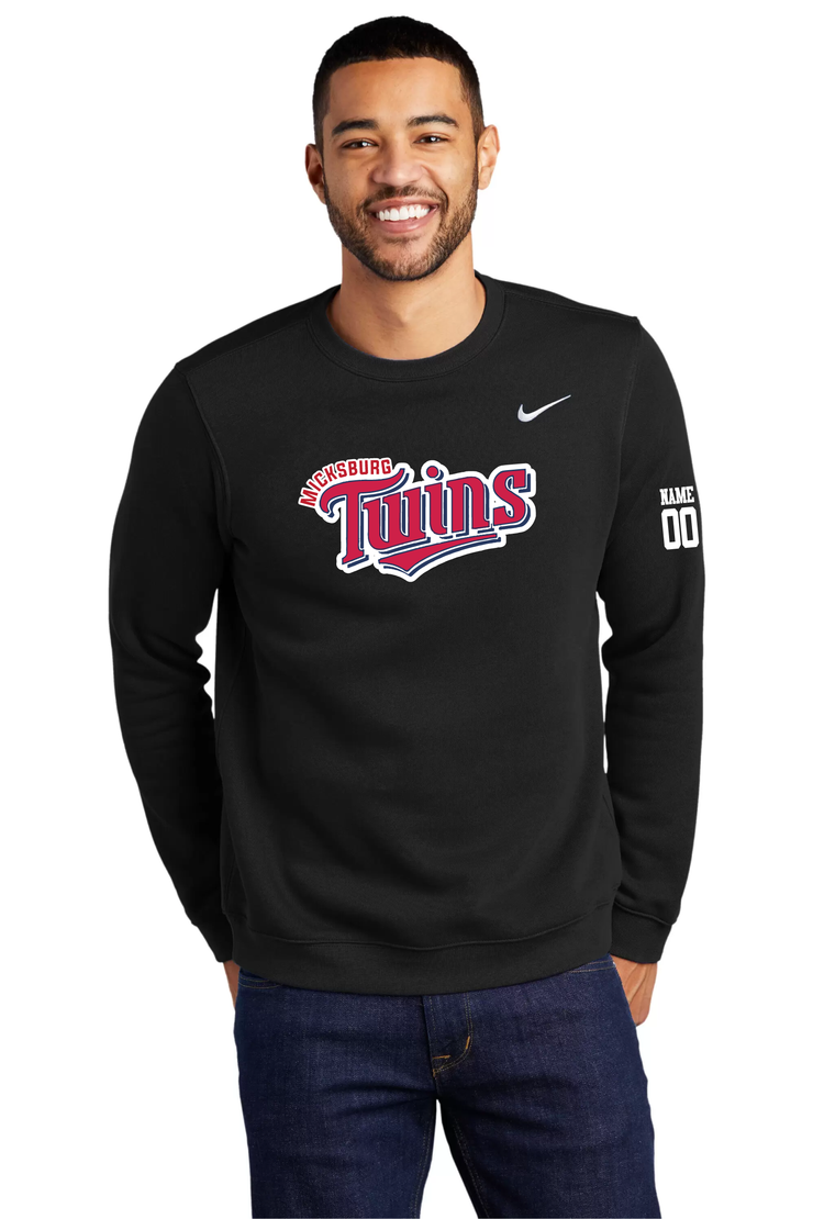 MICKSBURG TWINS - NIKE CLUB FLEECE CREW - ADULT