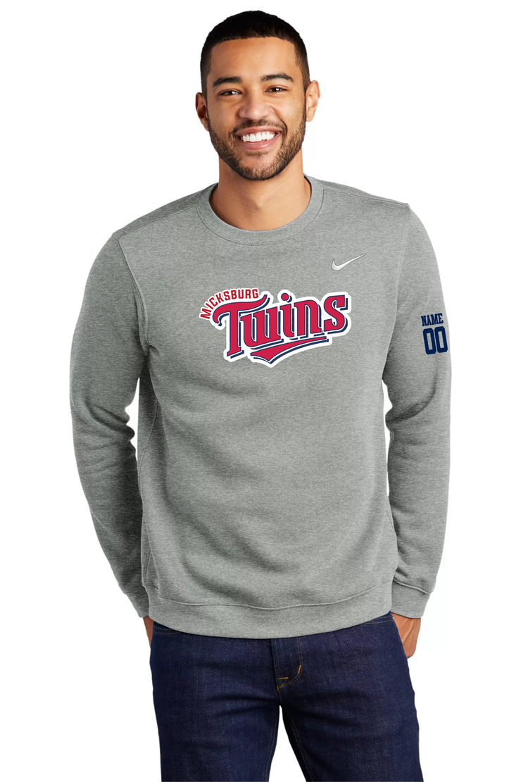 MICKSBURG TWINS - NIKE CLUB FLEECE CREW - ADULT