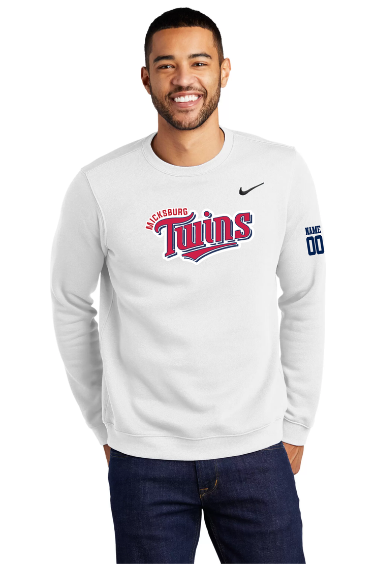 MICKSBURG TWINS - NIKE CLUB FLEECE CREW - ADULT