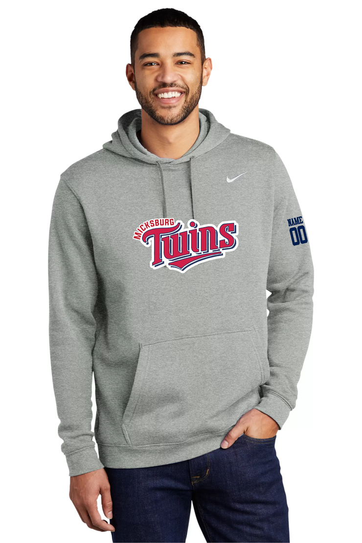 MICKSBURG TWINS - NIKE CLUB PULLOVER HOODIE