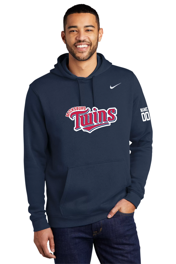 MICKSBURG TWINS - NIKE CLUB PULLOVER HOODIE