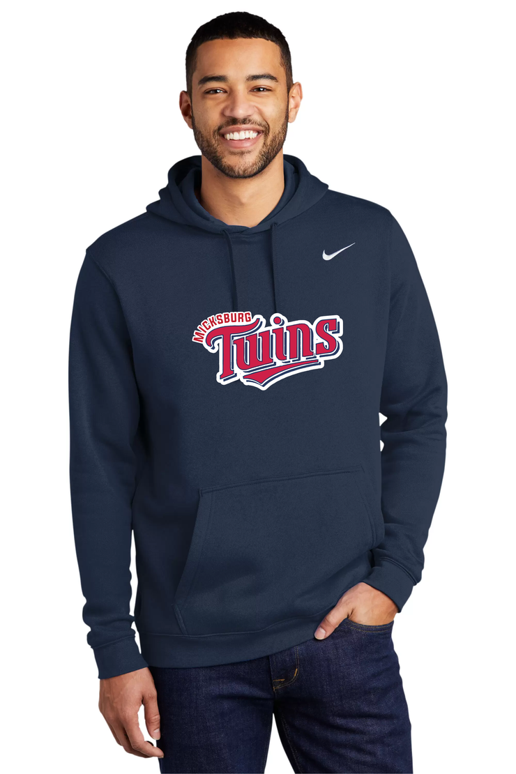 MICKSBURG TWINS - NIKE CLUB PULLOVER HOODIE