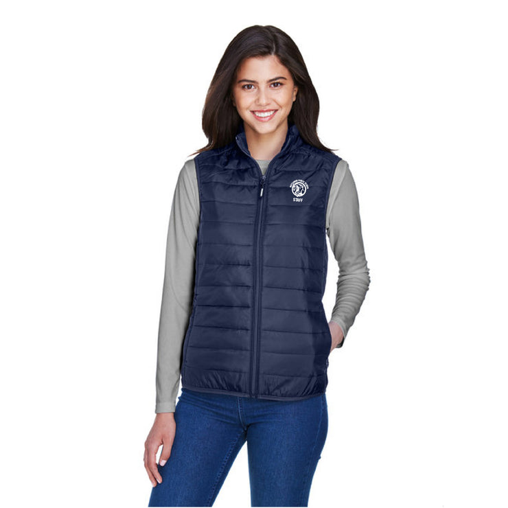 MUTCHMOR STAFFWEAR - CORE365 PREVAIL PACKABLE PUFFER VEST - LADIES