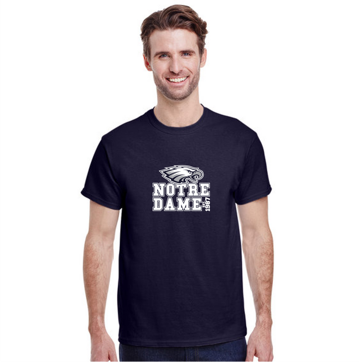 NOTRE DAME SPIRITWEAR - NOTRE DAME - GILDAN COTTON TEE - ADULT