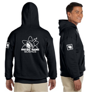 NOTRE DAME SCIENCE - BACK PRINT - GILDAN COTTON HOODIE - ADULT