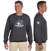 NOTRE DAME SCIENCE - FRONT PRINT - GILDAN COTTON FLEECE CREWNECK - ADULT