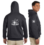 NOTRE DAME SCIENCE - BACK PRINT - GILDAN COTTON HOODIE - ADULT
