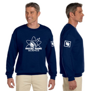 NOTRE DAME SCIENCE - FRONT PRINT - GILDAN COTTON FLEECE CREWNECK - ADULT