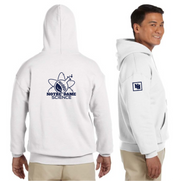 NOTRE DAME SCIENCE - BACK PRINT - GILDAN COTTON HOODIE - ADULT