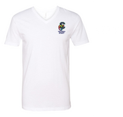 CENTENNIAL PUBLIC SCHOOL STAFFWEAR - LEFT CHEST LOGO - NEXT LEVEL V NECK T SHIRT - MENS