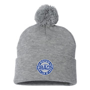 NAVAN GRADS HOCKEY - CIRCLE EMBROIDERY - CUFFED POM POM TOQUE