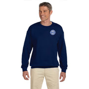 NAVAN GRADS HOCKEY - LEFT CHEST CIRCLE EMBROIDERY - GILDAN HEAVY BLEND FLEECE CREWNECK - ADULT)