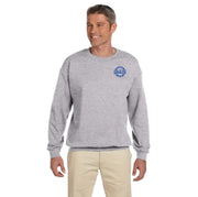 NAVAN GRADS HOCKEY - LEFT CHEST CIRCLE EMBROIDERY - GILDAN HEAVY BLEND FLEECE CREWNECK - ADULT)