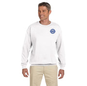 NAVAN GRADS HOCKEY - LEFT CHEST CIRCLE EMBROIDERY - GILDAN HEAVY BLEND FLEECE CREWNECK - ADULT)