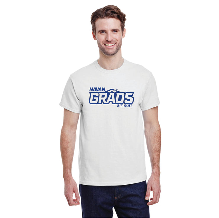 NAVAN GRADS HOCKEY - GRADS PRINT - GILDAN HEAVY COTTON TEE - ADULT