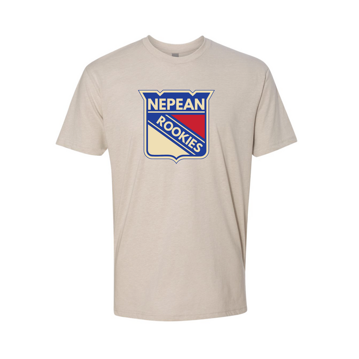 NEPEAN ROOKIES - ROOKIES LOGO - NEXT LEVEL CVC T-SHIRT - ADULT