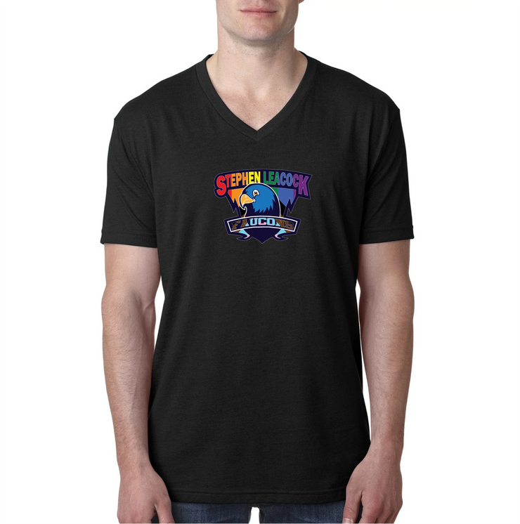 STEPHEN LEACOCK STAFFWEAR - BELONGING - NEXT LEVEL V NECK T SHIRT - MENS