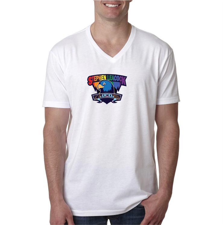 STEPHEN LEACOCK STAFFWEAR - BELONGING - NEXT LEVEL V NECK T SHIRT - MENS