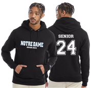 NOTRE DAME GRADWEAR - CHAMPION COTTON HOODIE
