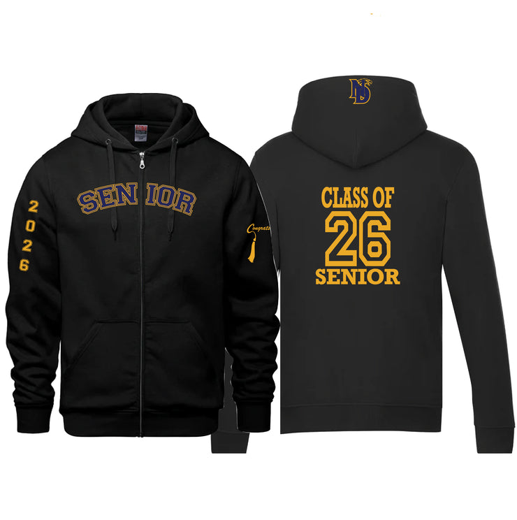 NOTRE DAME GRADWEAR 2026 - SURFER ZIPPED HOODIE - ADULT