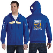 NOTRE DAME GRADWEAR 2026 - GILDAN HEAVY BLEND ZIPPED HOODIE - ADULT