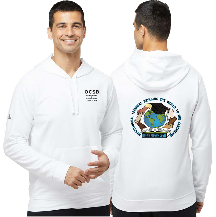 OCSB ESL DEPARTMENT - OCSB - ADIDAS COTTON HOODIE - ADULT