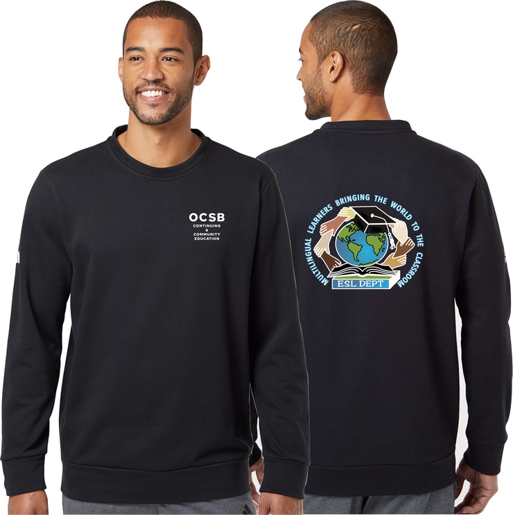 OCSB ESL DEPARTMENT - OCSB - ADIDAS COTTON CREWNECK - ADULT