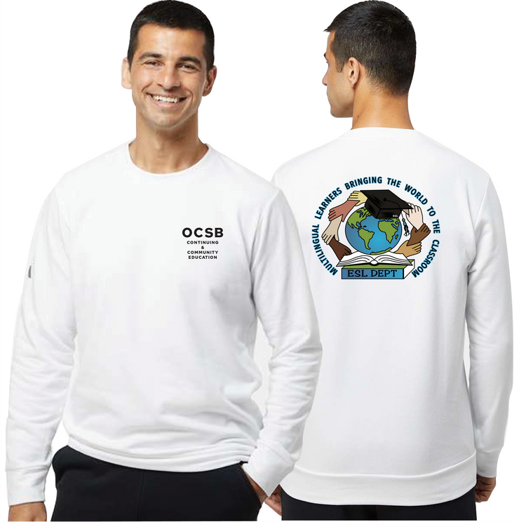 OCSB ESL DEPARTMENT - OCSB - ADIDAS COTTON CREWNECK - ADULT