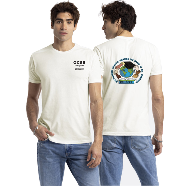 OCSB ESL DEPARTMENT - OCSB - NEXT LEVEL RINGSPUN TEE - ADULT