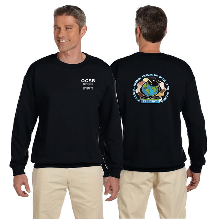 OCSB ESL DEPARTMENT - OCSB - GILDAN COTTON SWEATSHIRT - ADULT