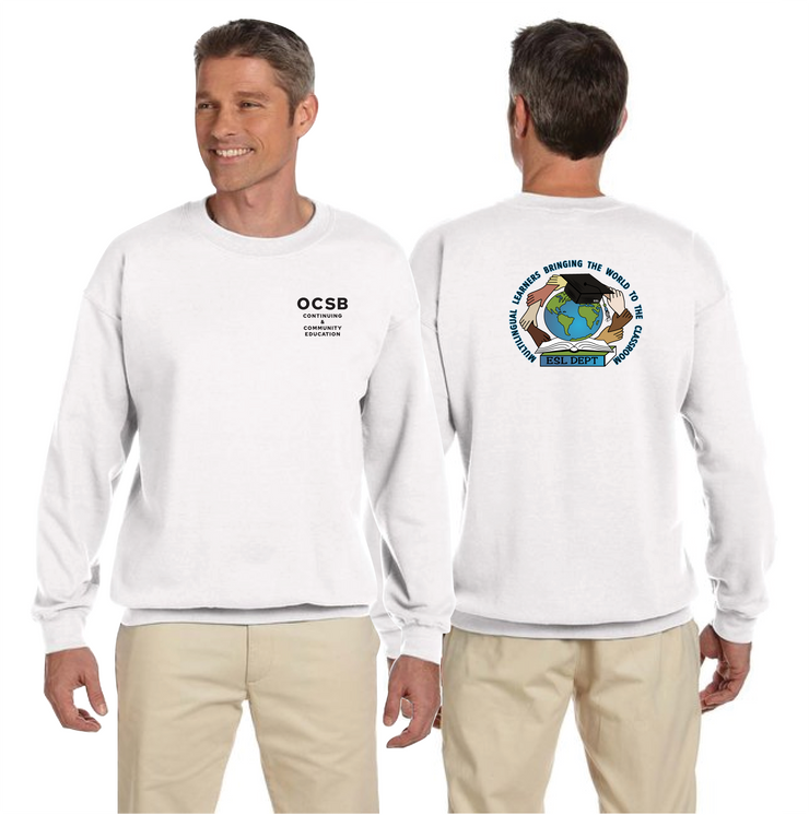 OCSB ESL DEPARTMENT - OCSB - GILDAN COTTON SWEATSHIRT - ADULT