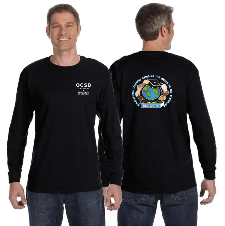 OCSB ESL DEPARTMENT - OCSB - GILDAN COTTON LONGSLEEVE - ADULT