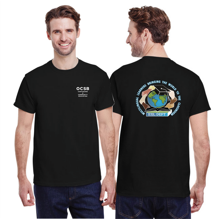 OCSB ESL DEPARTMENT - OCSB - GILDAN COTTON TEE - ADULT