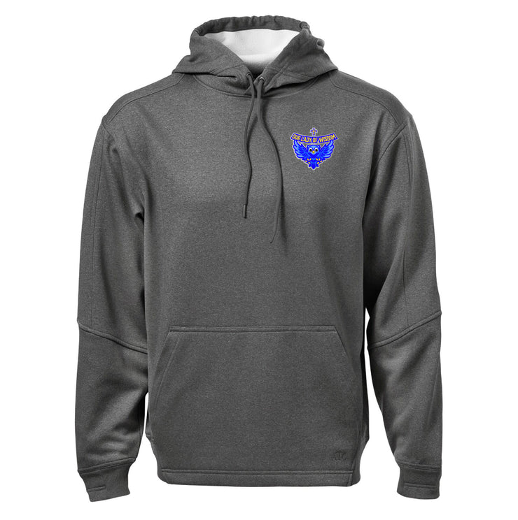OUR LADY OF WISDOM STAFFWEAR - ATC PTECH HOODED FLEECE SWEATSHIRT - ADULT