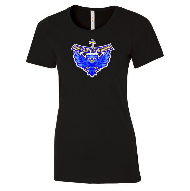 OUR LADY OF WISDOM STAFFWEAR - ATC RINGSPUN TEE - ADULT