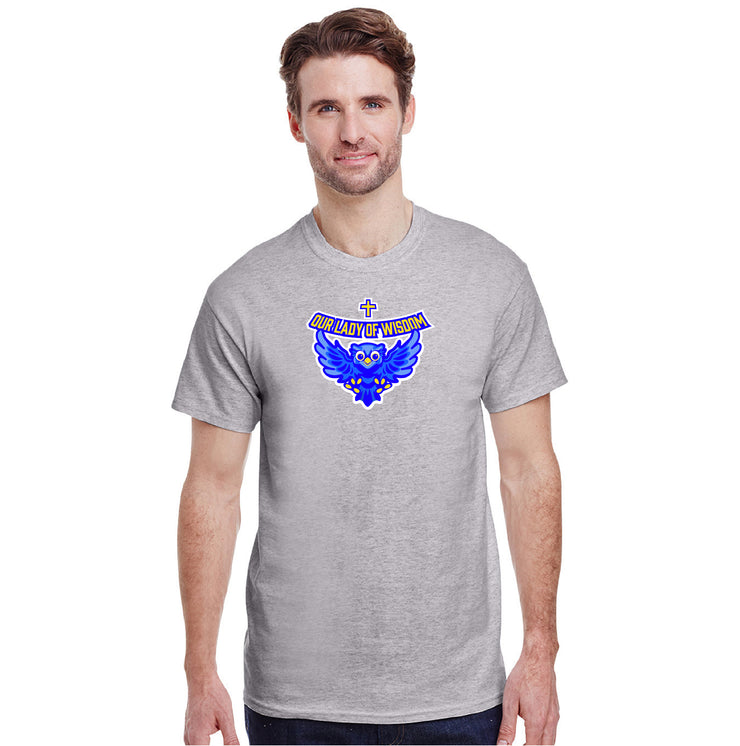 OUR LADY OF WISDOM SPIRITWEAR - GILDAN COTTON TEE - ADULT