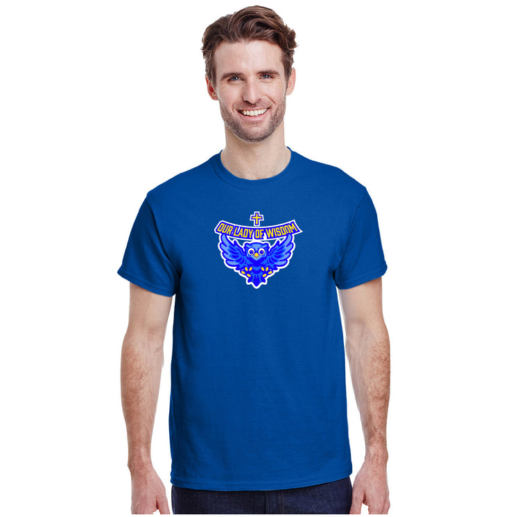 OUR LADY OF WISDOM SPIRITWEAR - GILDAN COTTON TEE - ADULT