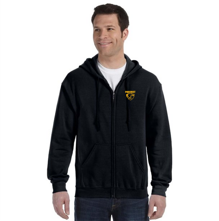 PINECREST STAFFWEAR - GILDAN HEAVY BLEND ZIPPED HOODIE - ADULT