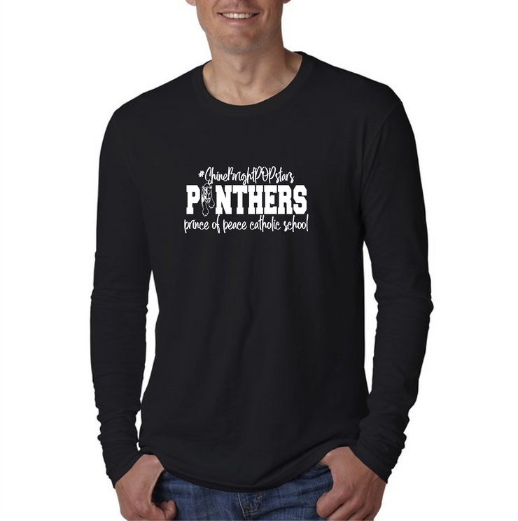 PRINCE OF PEACE STAFFWEAR - POP FULL FRONT - NEXT LEVEL RINGSPUN LONGSLEEVE TEE - ADULT