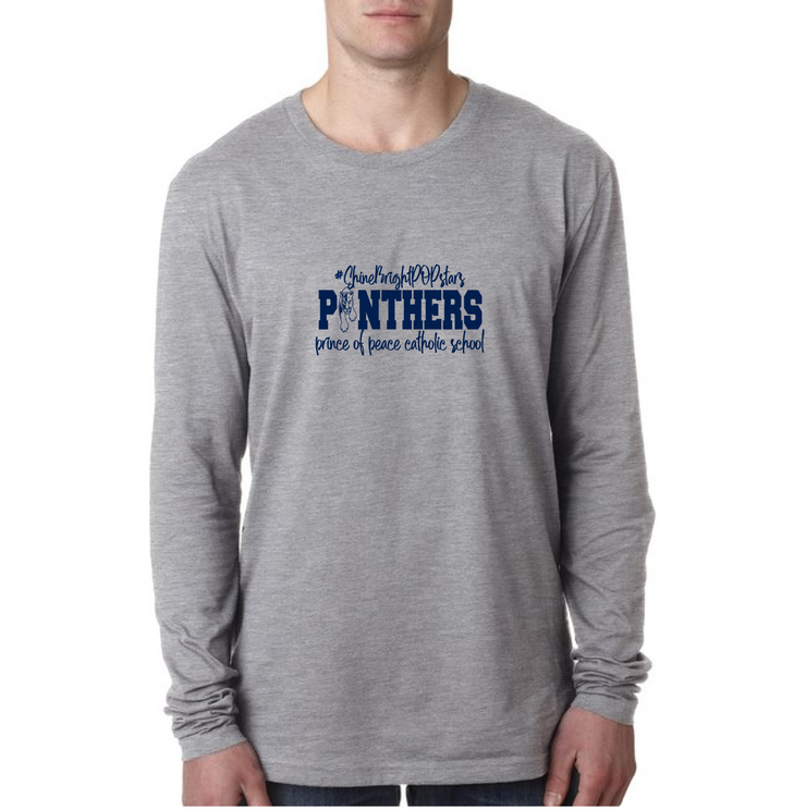 PRINCE OF PEACE STAFFWEAR - POP FULL FRONT - NEXT LEVEL RINGSPUN LONGSLEEVE TEE - ADULT