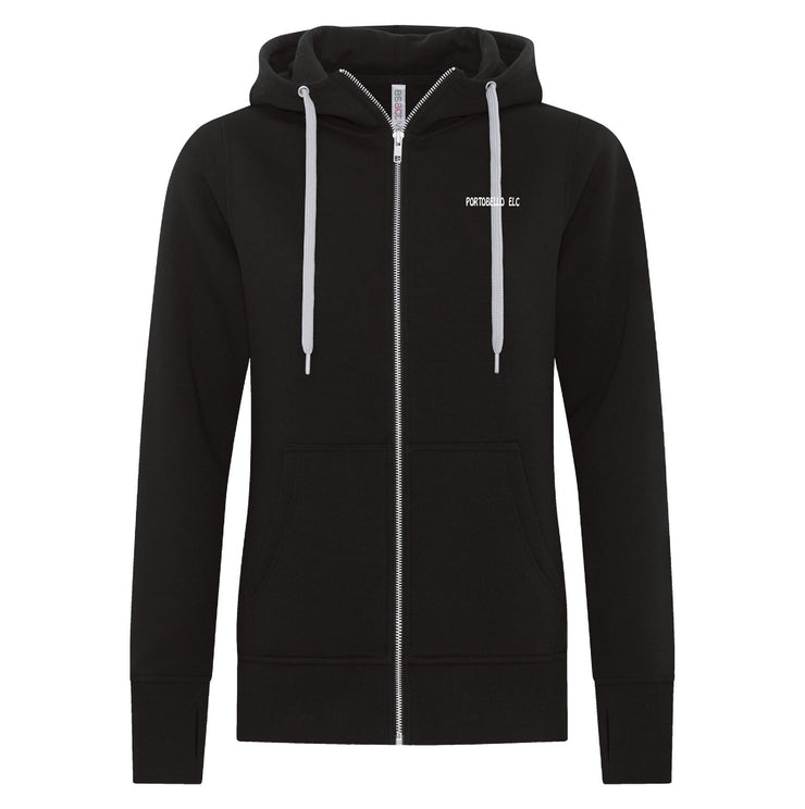 PORTOBELLO ELC STAFFWEAR - ATC CORE FULL ZIPPED HOODIE - LADIES