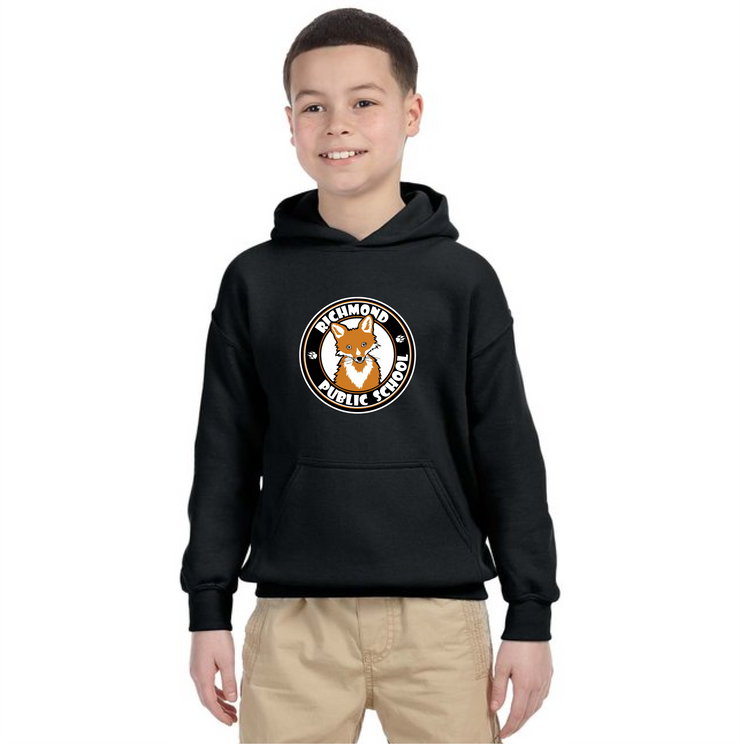 RICHMOND SPIRITWEAR - FULL FRONT - GILDAN HEAVY BLEND HOODIE - YOUTH