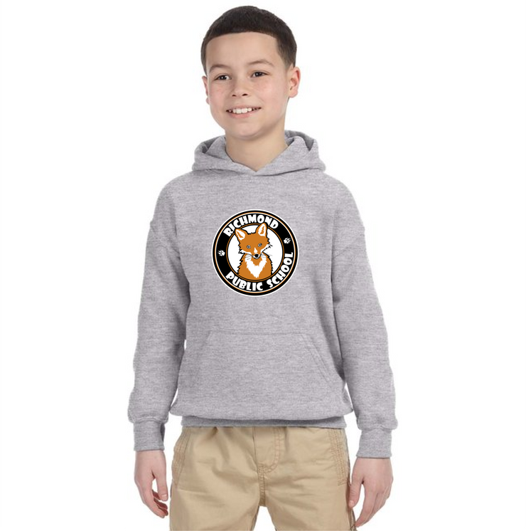 RICHMOND SPIRITWEAR - FULL FRONT - GILDAN HEAVY BLEND HOODIE - YOUTH