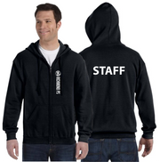 RICHMOND STAFFWEAR - LEFT CHEST - GILDAN HEAVY BLEND COTTON ZIPPED HOODIE - ADULT